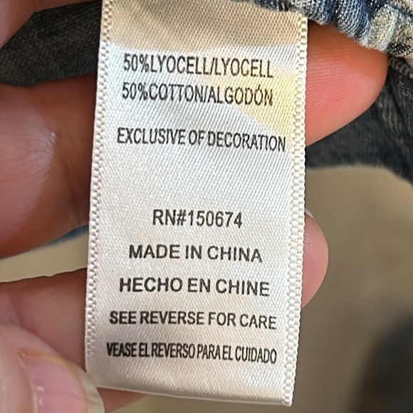 NWT Billy T rose denim jacket/blazer, size XL - Picture 9 of 10